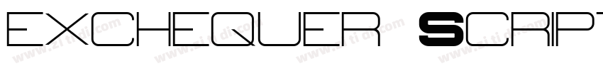exchequer Script Bol字体转换 exchequer Script Bol字体转换